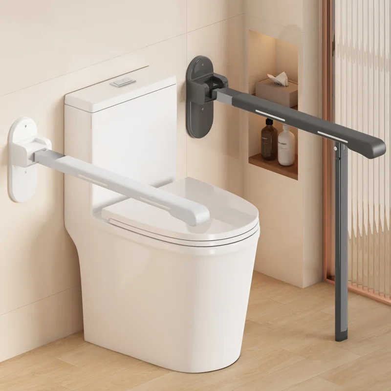 Medical Lab Equipments - 高齢者用トイレ安全レール 家庭用トイレサポートバー 妊婦用折りたたみ式装置 バスルーム安全アクセサリー トイレ安全レール