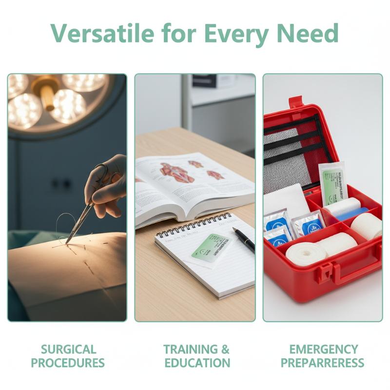 ナイロンモノフィラメント縫合練習キット 12個入り 医療用針 - Medical Lab Kit のレビューと価格