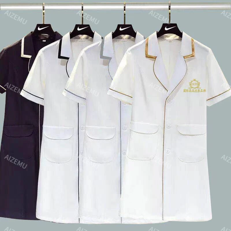 女性用長袖白衣,スパドレス,美容ユニフォーム,美容院服,マネ - Medical Lab Management のレビューと価格