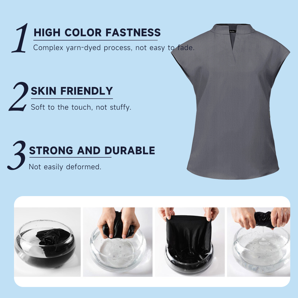 ファッションスタンドカラースクラブトップス女性のための医療制 - Medical Lab Uniform のレビューと価格