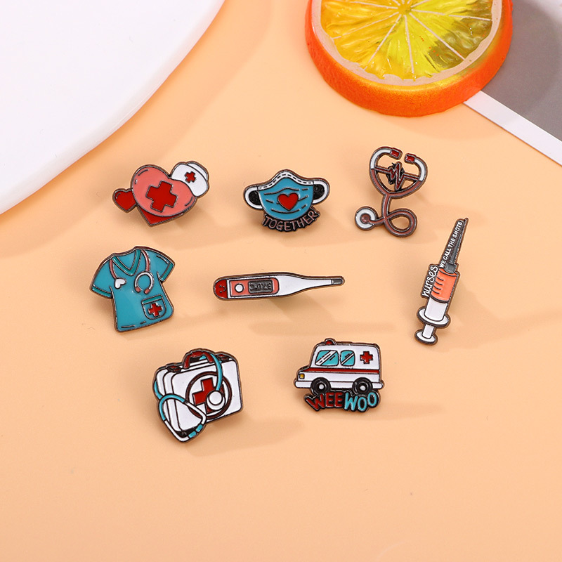 医療用金属ピン針管聴診器、応急処置キット、医師、衣類バッジ、 - Medical Lab Kit のレビューと価格
