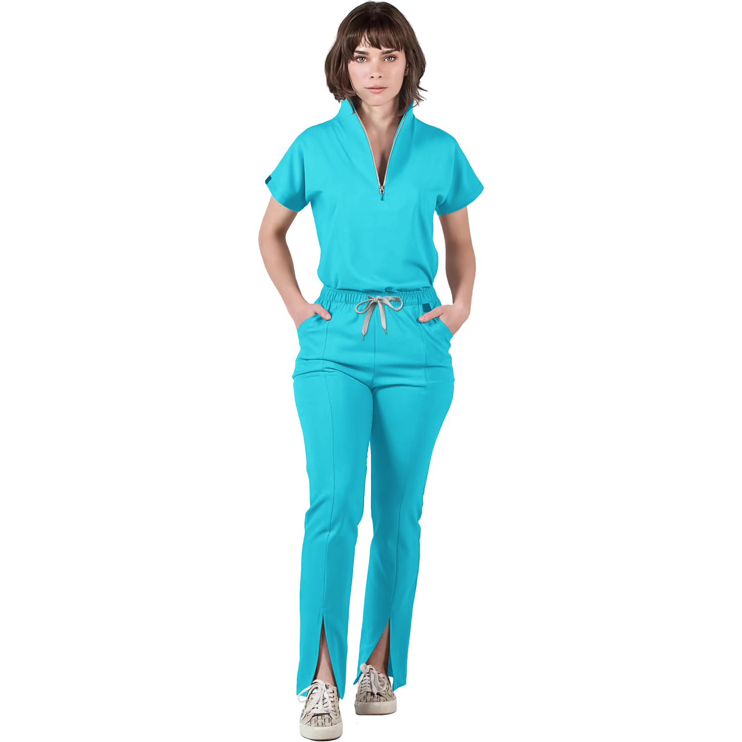 純色手術室ユニフォームセット（医師・看護師用）越境手術ガウン - Medical Lab Uniform のレビューと価格