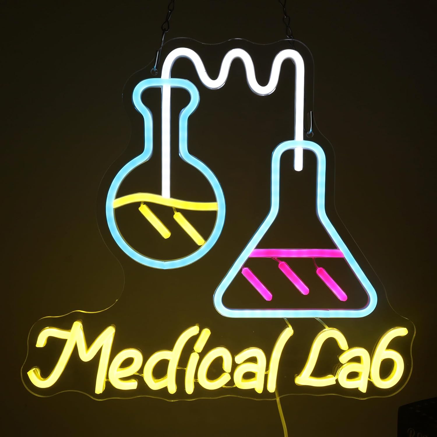 科学研究所ネオンサインUSB電源LEDライト教室医療研究所研 - Medical Lab Study のレビューと価格