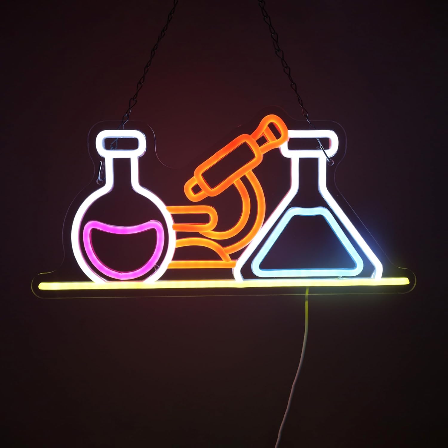 科学研究所ネオンサインUSB電源LEDライト教室医療研究所研 - Medical Lab Study のレビューと価格
