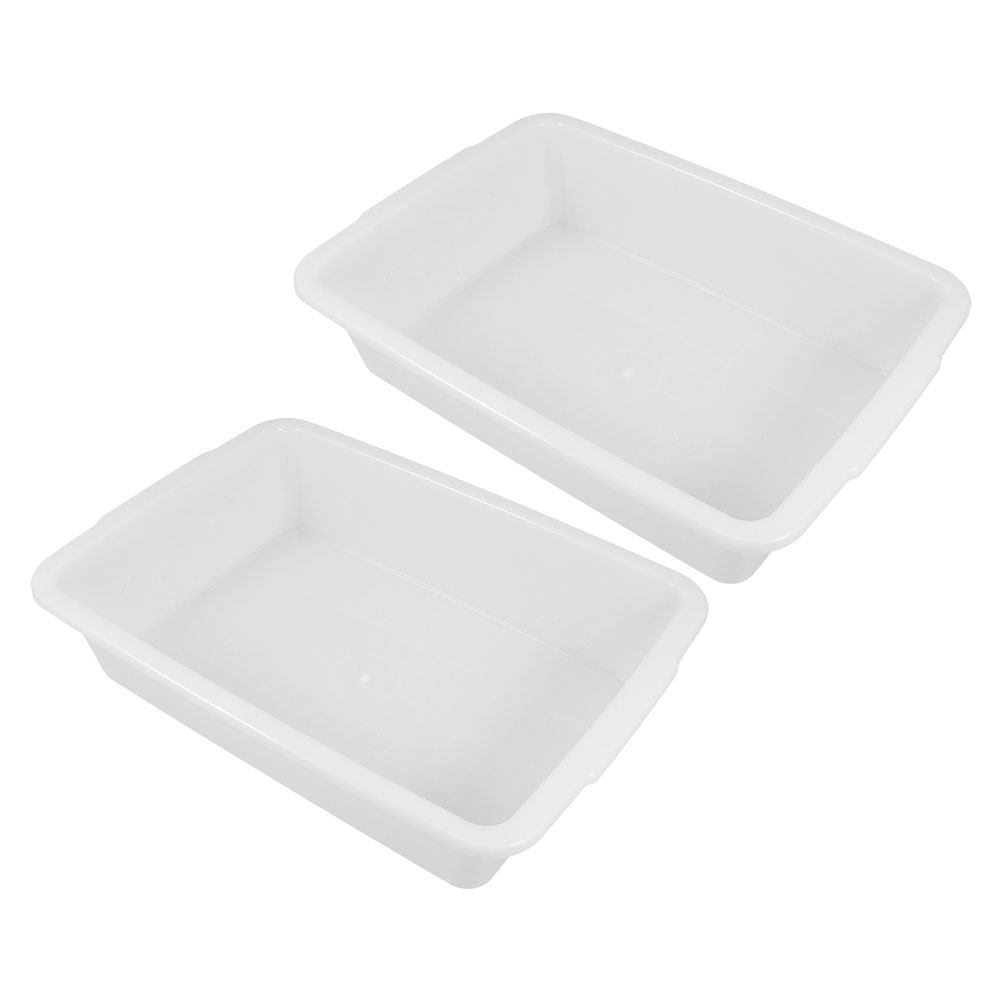 2個入りラボ用トレイ プラスチック製長方形漏れ防止オーガナイ - Medical Lab Management のレビューと価格