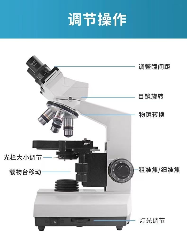 医療研究所用光学双眼顕微鏡 4倍 10倍 40倍 犬の研究用 - Medical Lab Study のレビューと価格