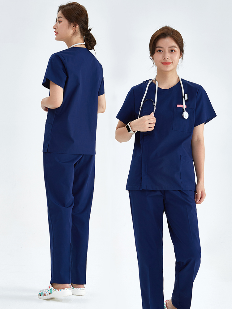 ジッパーナース制服医療スクラブ歯科助手看護スーツ美容院作業服 - Medical Lab Uniform のレビューと価格