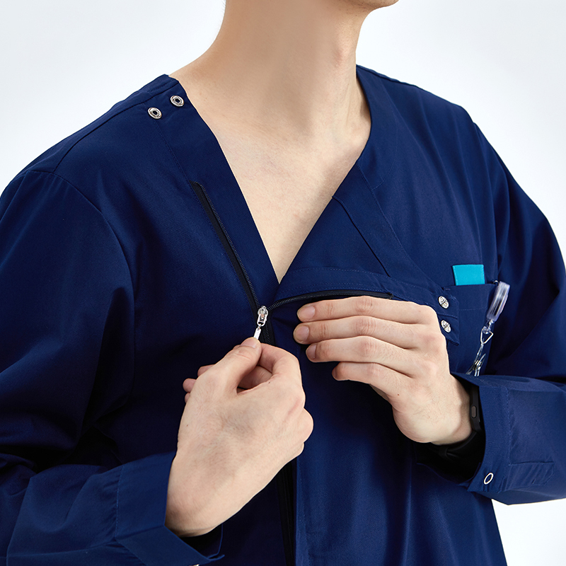 ジッパーナース制服医療スクラブ歯科助手看護スーツ美容院作業服 - Medical Lab Uniform のレビューと価格